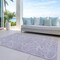Homeroots 10' X 14' Lavender And Ivory Geometric Washable Indoor Outdoor Area Rug 612886 - alternate 2