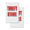 Signmission Thrift Store, Vinyl Decals Only 24 Inch x 36 Inch, Vinyl Decal, 2PK DSB-2436-2PACK-Thrift Store - alternate 1