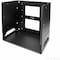 Startech.Com 8U Wall-Mount Server Rack with Built-in Shelf - Solid Steel - Adjustable Depth 12in to 18in WALLSHELF8U - alternate 1