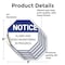 Signmission Notice Alarm and Video Monitoring i, 6 inch X 6 inch, Vinyl Decal, 5PK OC-D-5PACK-6-325 - alternate 2