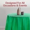 Smarty Had A Party 84 Hunter Green Round Disposable Plastic Tablecloths 96 Tablecloths, 96PK 823270-HG-CASE - alternate 2