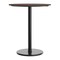 Flash Furniture Acadia 36 in Round Tabletop, TopGuard HPL Technology in Dark Brown, 24 in ST-RD36-WBR-TR24B-GG - alternate 4