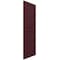 Ekena Millwork True Fit PVC, Two Equal Raised Panel Shutters, Wine Red, 12W x 79H, PR TFP101RPF12X079WR - alternate 4