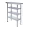 Amgood 30in D x 12in L Stainless Steel Table, Three Undershelves AMG WT-3012-3SH-Z - alternate 1