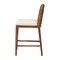 Bali & Pari Nadim Modern Bohemian Seagrass and Acacia Wood Counter Stool 242-13488-ZORO - alternate 3