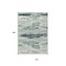 Homeroots 10' X 14' Mint Green Ivory And Denim Blue Abstract Washable Indoor Outdoor Area Rug 612538 - alternate 2