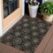 Homeroots 3' X 5' Black Gray And Brown Medallion Washable Indoor Outdoor Area Rug 587692 - alternate 1