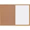 Mastervision MasterVision Maya Series Combo Whiteboard/Cork Board, Wall Mount, 24"x36", Wood Frame MX071212319 - alternate 1