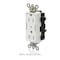 Leviton Straight Blade Receptacle, 5-15R, 15 A, 125V AC, Surface Mount, Self-Grounded MT162-2I - alternate 2