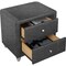 Homeroots Grey Platform King Bed with Two Nightstands 397024 - alternate 3