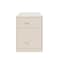 Space Solutions 14.25 in W 2 Drawer Vertical File Cabinet W/ Accessory Drawer, Stone 26153 - alternate 3