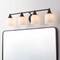 Jonathan Y Lydia 33.25" 4-Light Farmhouse Cottage Metal LED Vanity Light w/Frosted Glass Shades, Oil Rubbed Bron JYL7552C - alternate 3