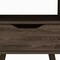 Homeroots 25" Brown Wood One Drawer Nightstand 534882 - alternate 3