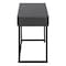 Homeroots 42" Gray and Black Wood and Metal Sled Computer Desk 489888 - alternate 4