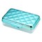 Lockermate By Bostitch Metallic Pencil Case Box, Hard Plastic, Stylish Quilted-Pattern Lid, Blue 23130-TQ21-DM - alternate 3