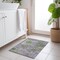 Homeroots 2' X 3' Green and Purple Abstract Washable Non Skid Indoor Outdoor Area Rug 564269 - alternate 2