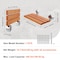Vevor Folding Shower Seat 13.6'' x 12.8'' Wall Mounted Shower Bench 450 lbs LY006 - alternate 3