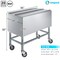 Amgood 18 in. x 36 in. Mobile Ice Bin with Sliding Lid ICE BIN MIB-183612-Z - alternate 2