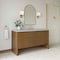 James Martin Vanities Hudson 60" Single Vanity, Honey Oak w/ 3 CM Eternal Jasmine Pearl Silestone Top 435-V60S-HNO-3EJP - alternate 3