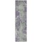 Homeroots 8' Runner Purple and Green Abstract Washable Non Skid Indoor Outdoor Runner Rug 564279 - alternate 2