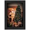 Homeroots Naughty Or Nice Black Framed Print Wall Art 529795 - alternate 1
