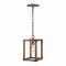 Jonathan Y Magnolia 8.13" Adjustable Iron Rustic Farmhouse LED Pendant, Brown JYL7474A - alternate 5