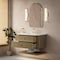 James Martin Vanities Allamari 36" Single Vanity, Dune Mist w/ 3 CM White Zeus Silestone Top D640-V36-DMS-WWZ - alternate 2