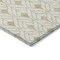 Homeroots 9' X 12' Gold And Beige Geometric Washable Indoor Outdoor Area Rug 595737 - alternate 2