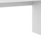 Homeroots 58" White Wood Writing Desk With Two Drawers 723768 - alternate 2