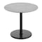Flash Furniture 36" RND Tabletop, Seamless Surface Technology, Gray Faux Concrete, 24" Black Round Table Height Base ST-RD36-CMGY-TR24-GG - alternate 1