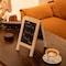 Vintiquewise 11-inch Wooden A-Frame Double-Sided Chalkboard and Menu Board Easel, Single QI004935.S - alternate 3