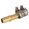 Landscapers Select Hose Mender with Clamps, 5/8 in, Male, Brass, Brass and Silver GB91113L - alternate 2