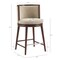 Manhattan Comfort Evalyn Counter Stool  in Natural - Set of 3 3-CS021-NA - alternate 3