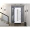 Vdomdoors Steel Door Deux 0757 Gray Graphite Sidelight Exterior Window Stainless Inserts Single Modern Painte DEUX0757EXD-GRE-W36+16 x H80-Right-hand Inswing - alternate 1