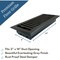 Sierra Grates 2 in. H X 14 in. W Powder Coat Steel, Granite Grey Floor Register CTP214-GRY - alternate 2