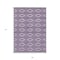 Homeroots 9' X 12' Purple Gray And Ivory Geometric Washable Indoor Outdoor Area Rug 599662 - alternate 4