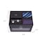 Homeroots 7" Black PU, Heavy Duty Plastic, Carbon Fibreand Entertainment Organizer 486177 - alternate 2