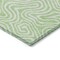 Homeroots 8' X 10' Mint Green And Ivory Abstract Washable Indoor Outdoor Area Rug 599739 - alternate 2