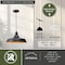 Vaxcel Dorado 1 Light Bronze Gold Farmhouse Outdoor Barn Dome Pendant T0373 - alternate 2