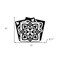 Homeroots 7" X 7" The Night Sky Mosaic Peel And Stick Removable Tiles 390661 - alternate 3