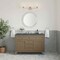 James Martin Vanities Chicago 48in Single Vanity, Walnut Whisper, w/ 3 CM Parisien Bleu Silestone Top 503-V48-WLW-FPBL - alternate 2