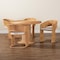 Bali & Pari Akiko Bohemian Light Honey Rattan 5-Piece Dining Set 258-14323-14154-ZORO - alternate 5