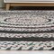 Jonathan Y Abyss Braided Bohemian Coastal Round Jute White/Multi 4 ft Round Area Rug RNF117B-4R - alternate 3