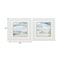 Homeroots 19" X 19" White Frame Subtle Mist, Set Of 2, 2PK 365270 - alternate 3