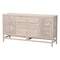 Bali & Pari Vivan Natural Rattan Storage Cabinet, 3-Drawer, French Grey 272-14903-ZORO - alternate 1