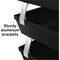 Acrimet Facility 4 Tier Letter Tray Side Load Letter Size A4 Desktop File Organizer Plastic Black 256.4 - alternate 3