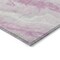 Homeroots 8' X 10' Pink And Silver Abstract Washable Indoor Outdoor Area Rug 618373 - alternate 2
