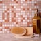 Apollo Tile Mingles 12 in. x 12 in. Glossy Peach Pink Glass Mosaic Wall and Floor Tile 20 sq. ft./case, 20PK MIX2088PK238A - alternate 2
