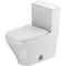 Duravit 1.28 gpf, Siphonic Jet, Floor Mount Mount, White D4055400 - alternate 1