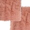 Homeroots Set of Two 16" X 2" Pink Faux Fur Dining Chair Pads 317272 - alternate 3